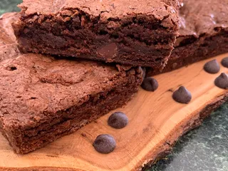 Homemade fudge brownie